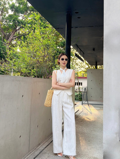 25ss linen vest