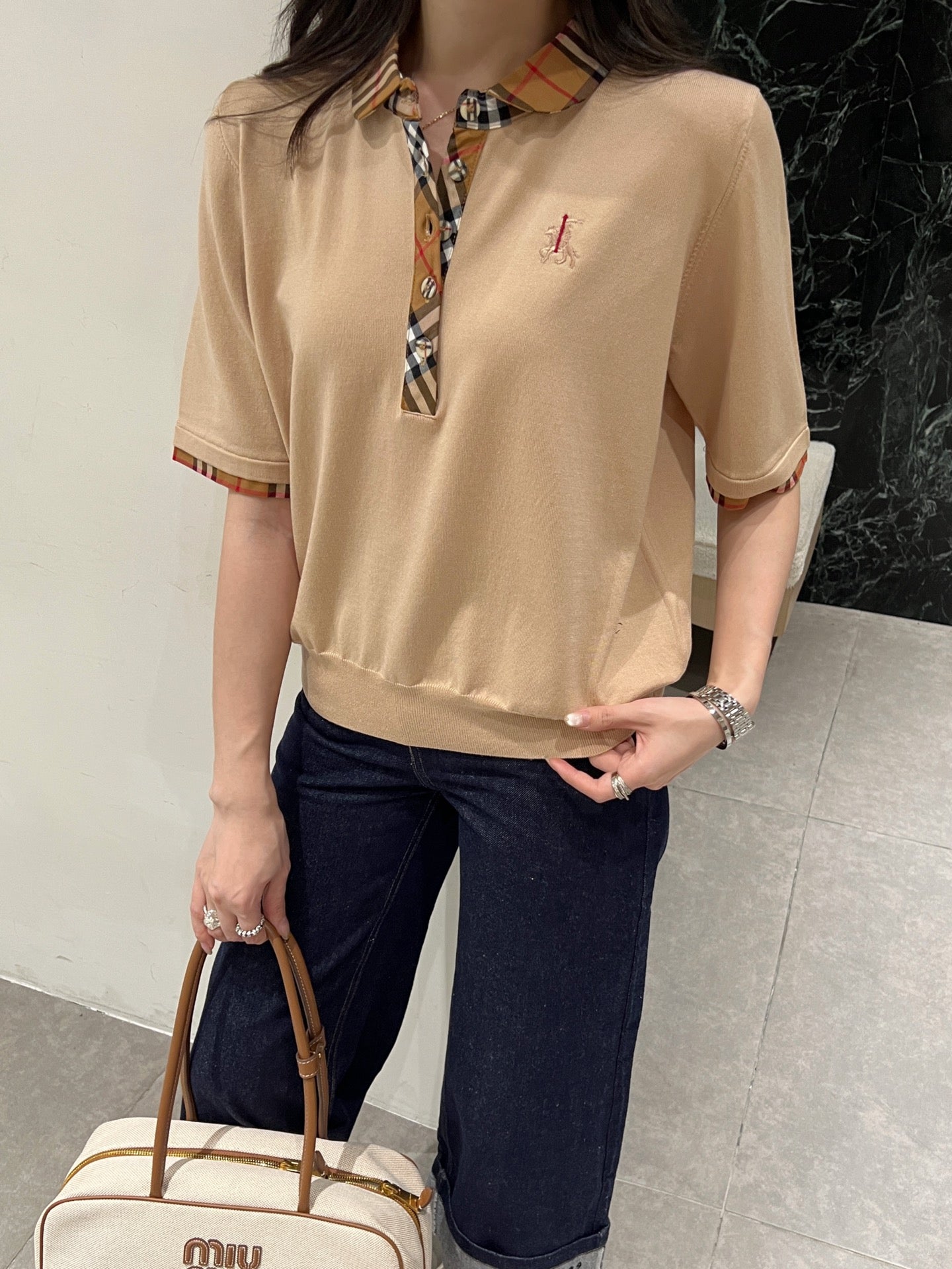 25SS KNITTED POLO
