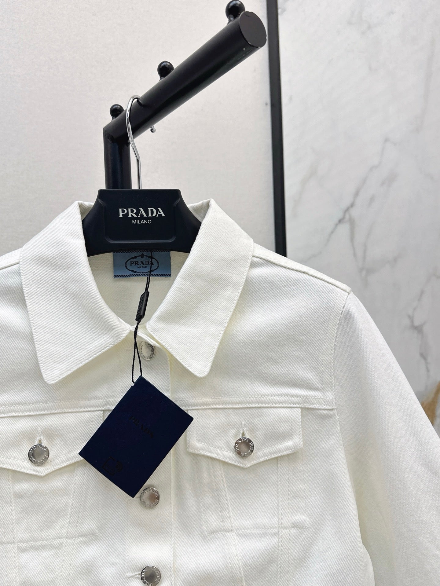 25SS DENIM CROP T-shirt