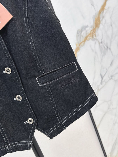 25ss denim vest