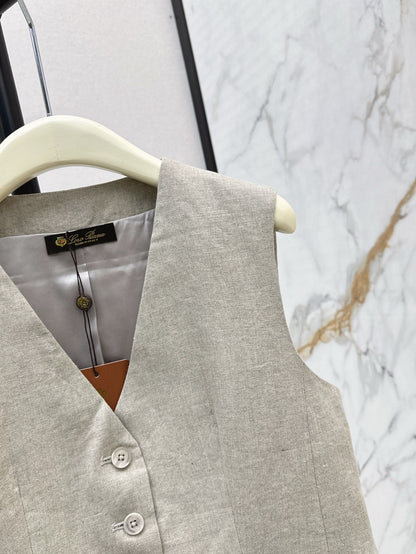 25ss linen vest