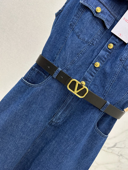 25ss denim shirt dress