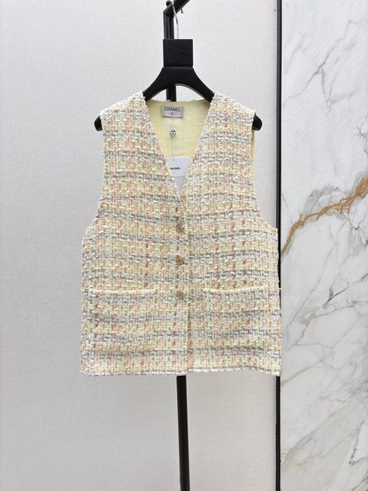 25ss woven vest