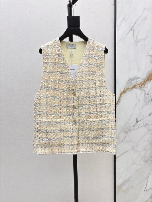 25ss woven vest