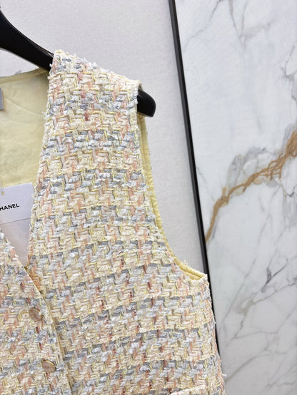 25ss woven vest