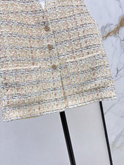 25ss woven vest