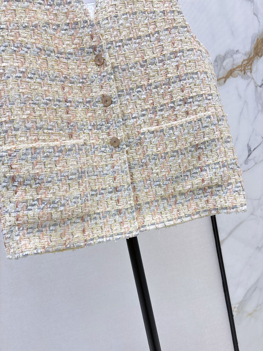 25ss woven vest