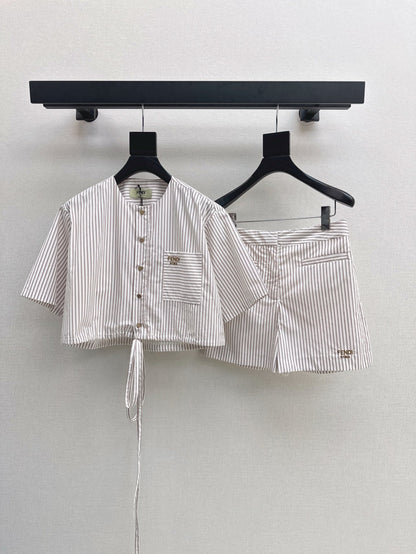 25ss drawstring short set