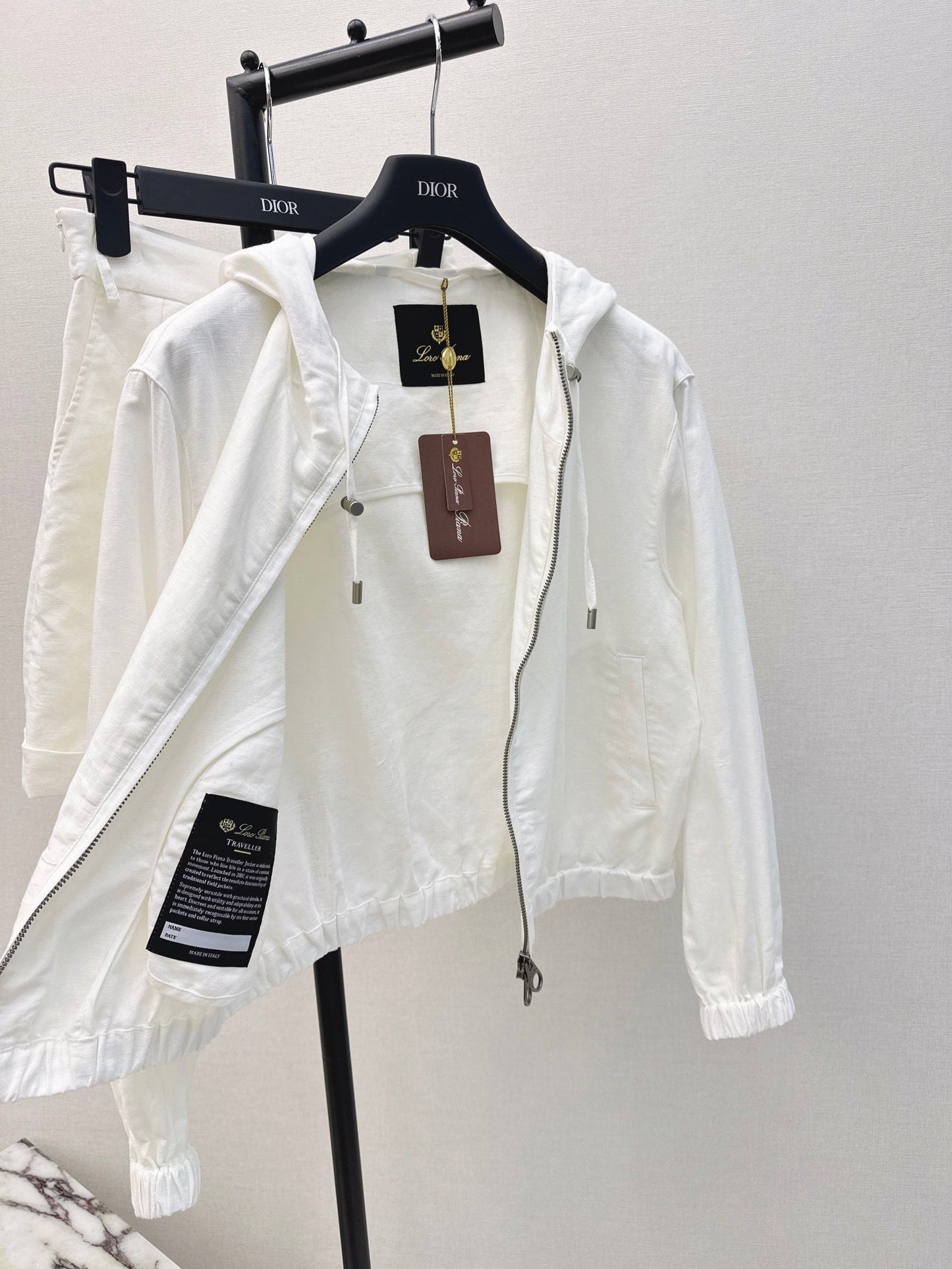 linen jacket set