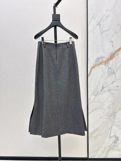 25ss webbing skirt