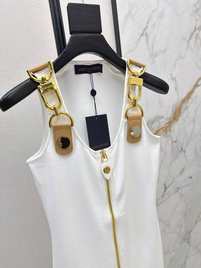 25ss metallic slip dress