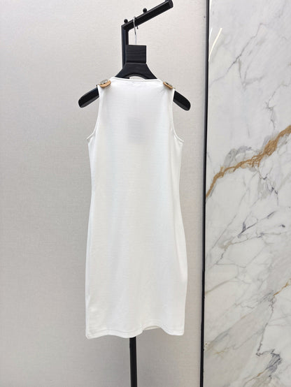 25ss metallic slip dress
