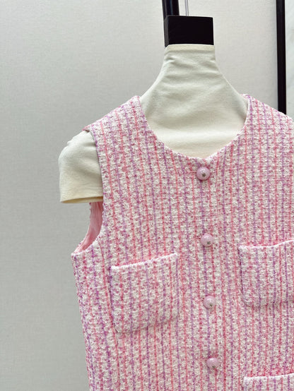 25ss woven vest