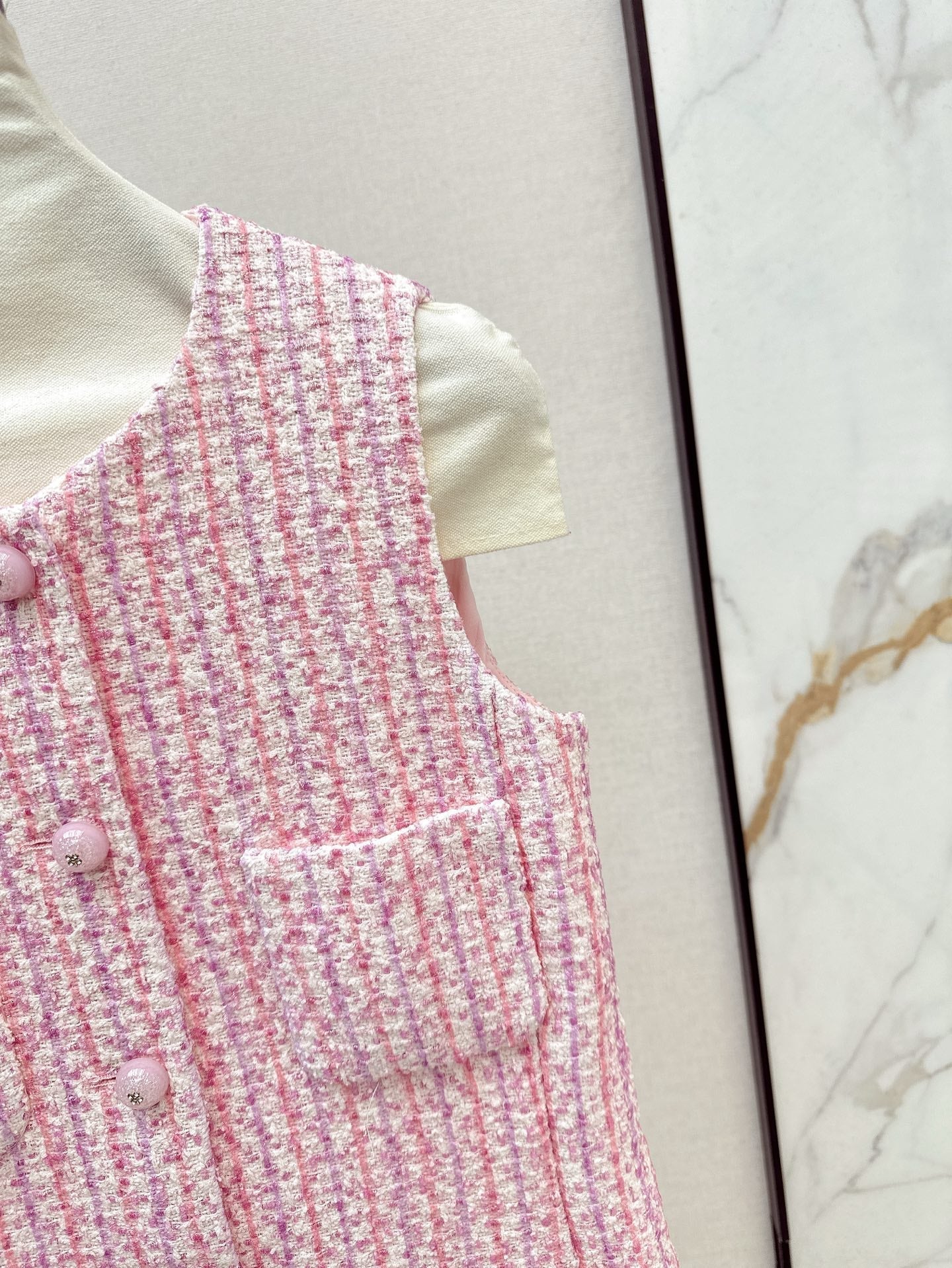 25ss woven vest