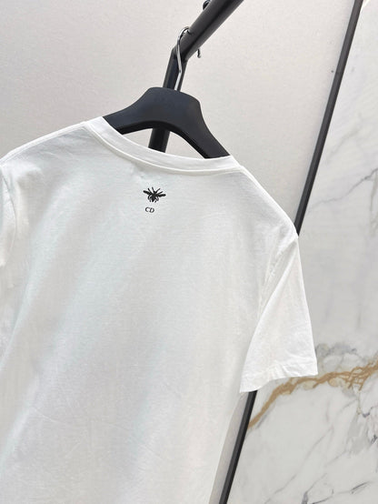 25ss embroidered t-shirt