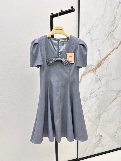 25ss rhinestone dress