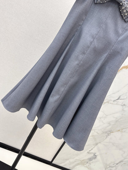 25ss rhinestone dress