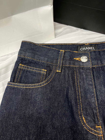 25ss embroidered jeans