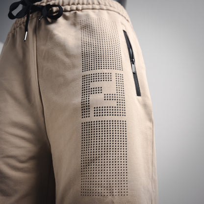 25ss Single side wave dot double F shorts