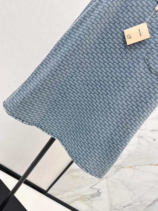 25ss sleeveless denim dress