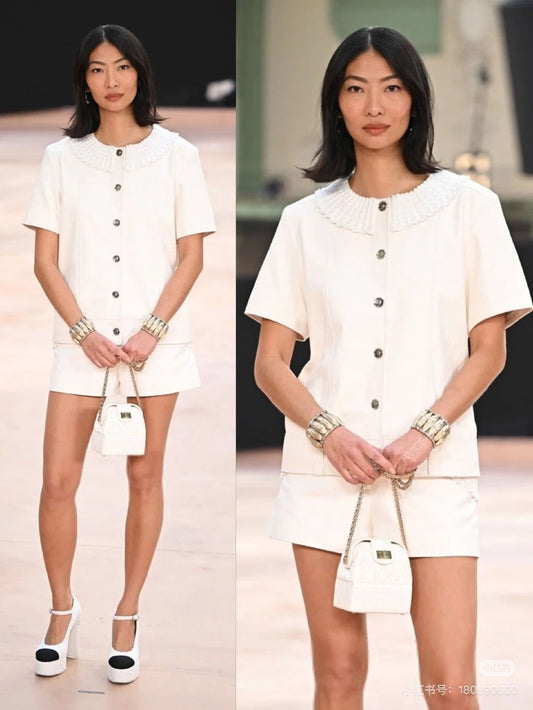 25ss ruffle T-shirt
