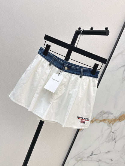 25ss embroidered skirt