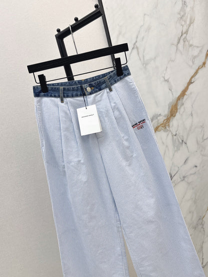 25ss embroidered pants