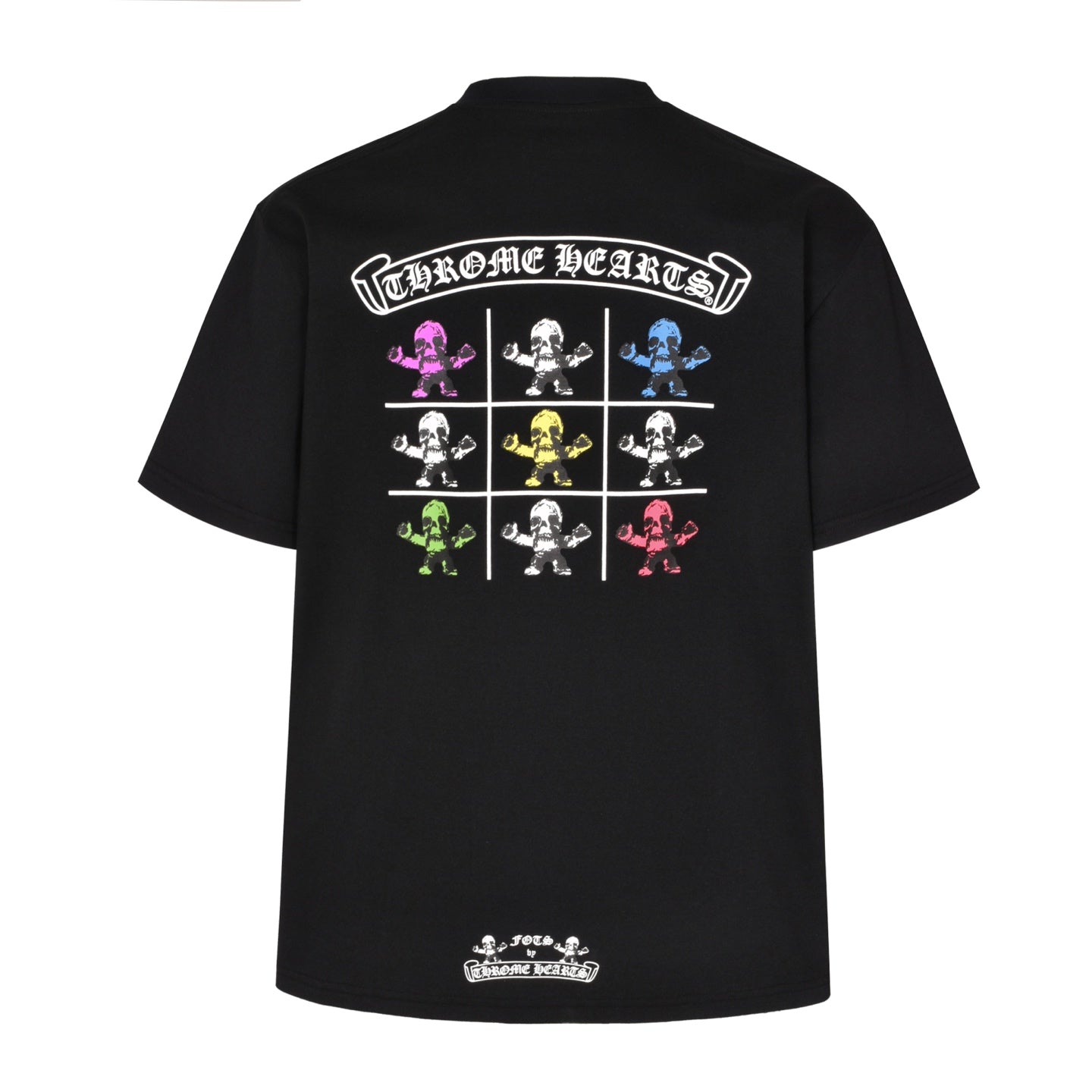 25SS Back skeleton short sleeved black