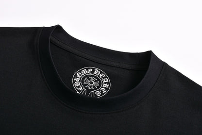 25SS Back skeleton short sleeved black