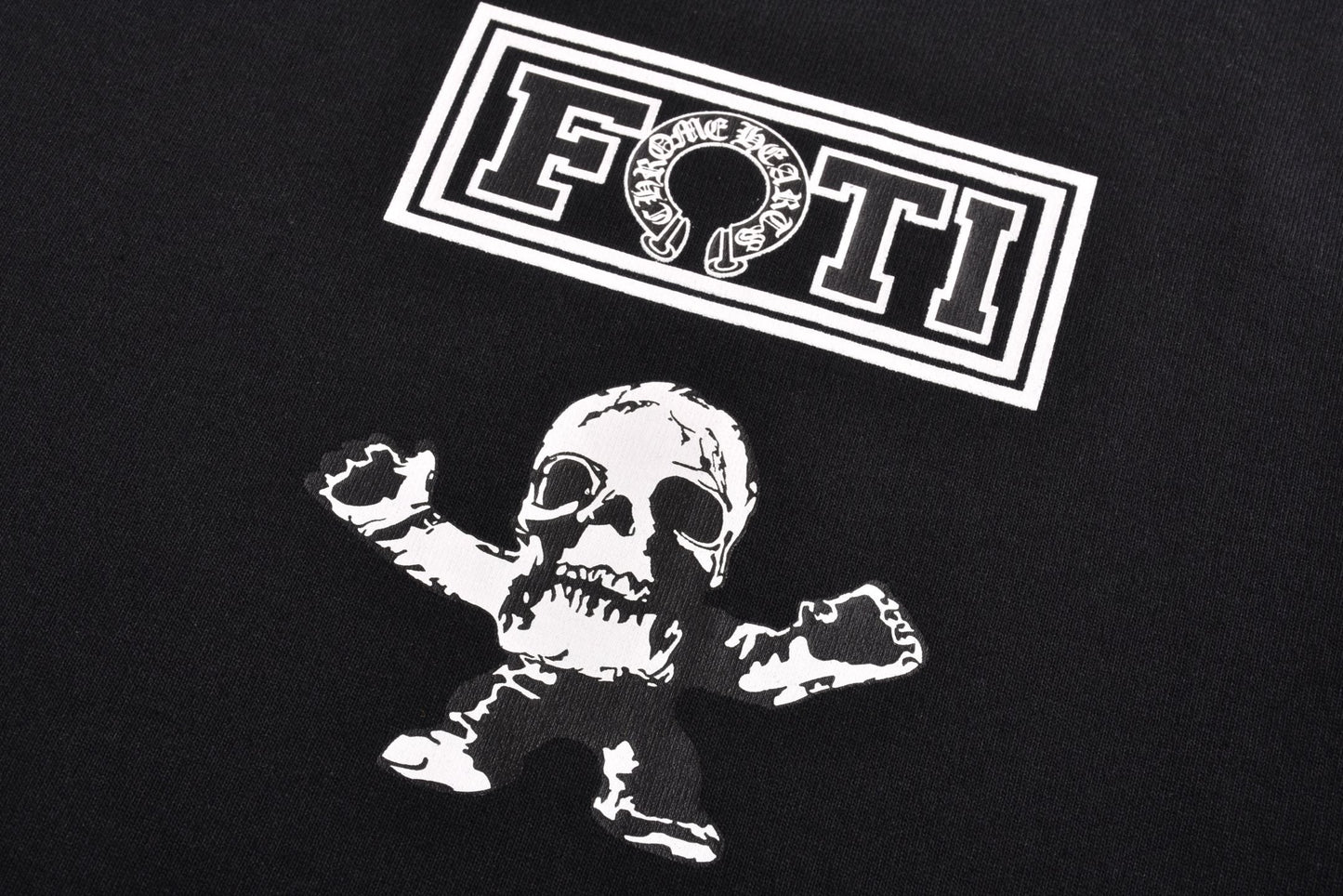 25SS Back skeleton short sleeved black
