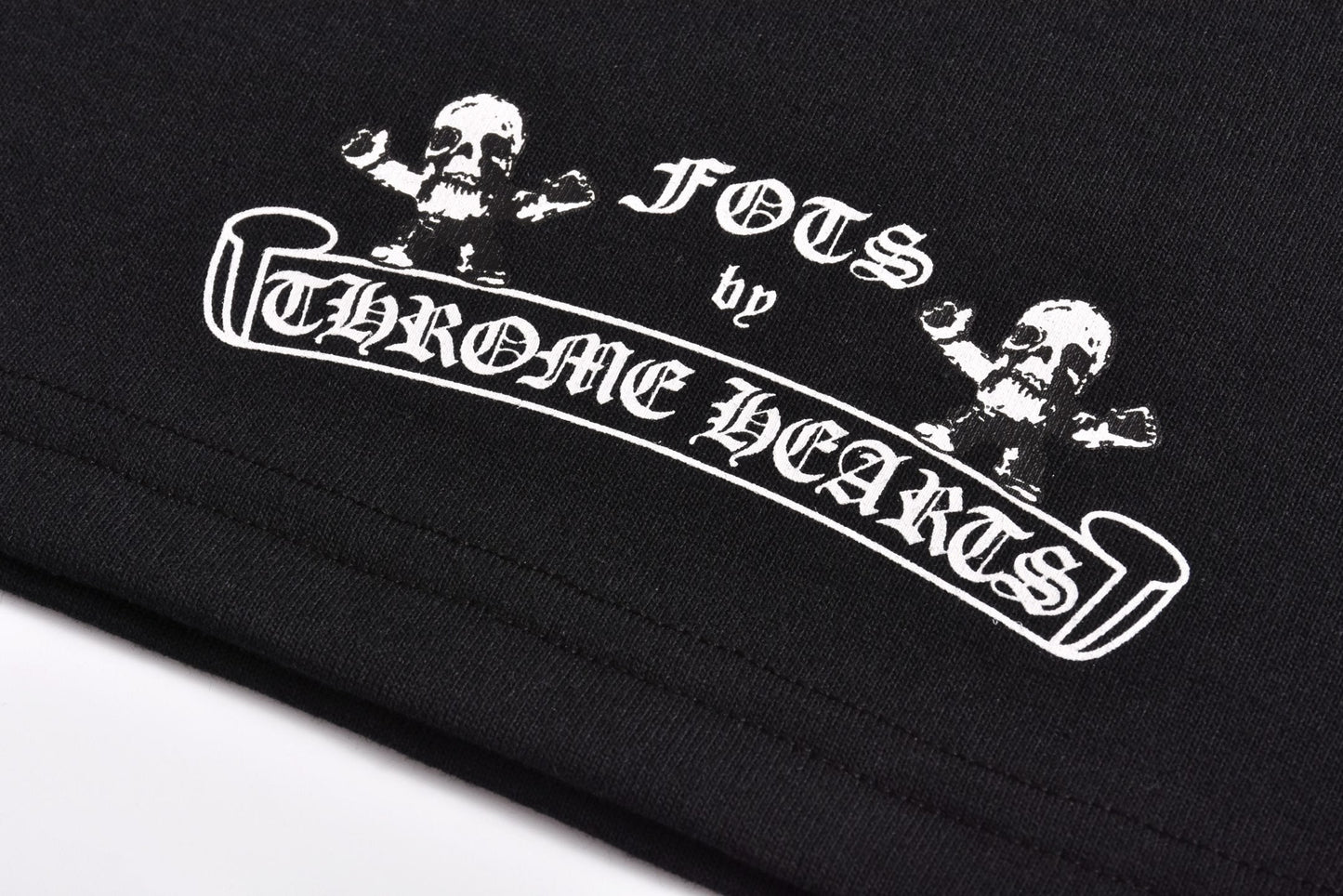 25SS Back skeleton short sleeved black