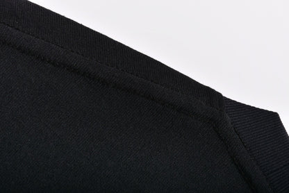 25SS Back skeleton short sleeved black
