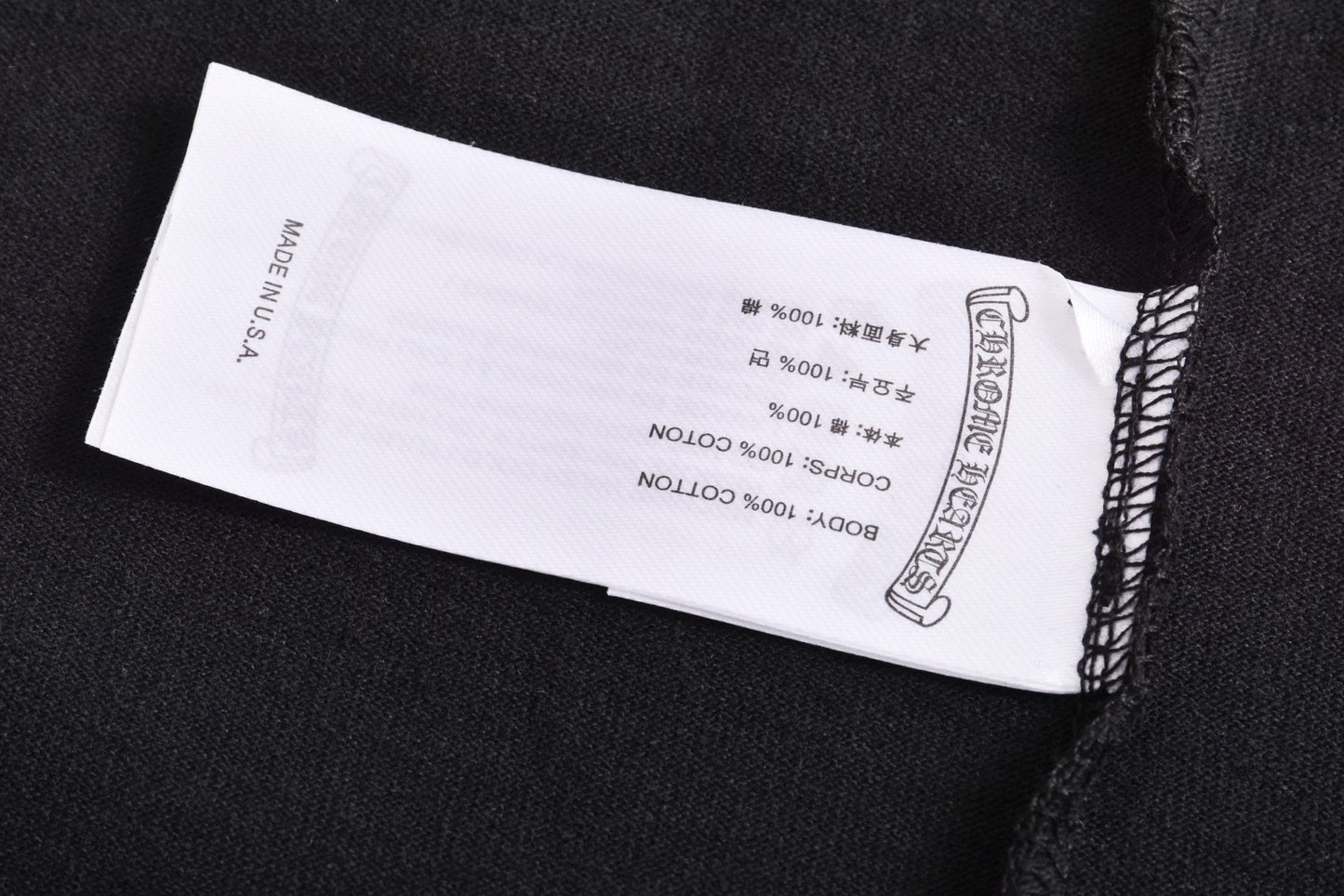 25SS Back skeleton short sleeved black