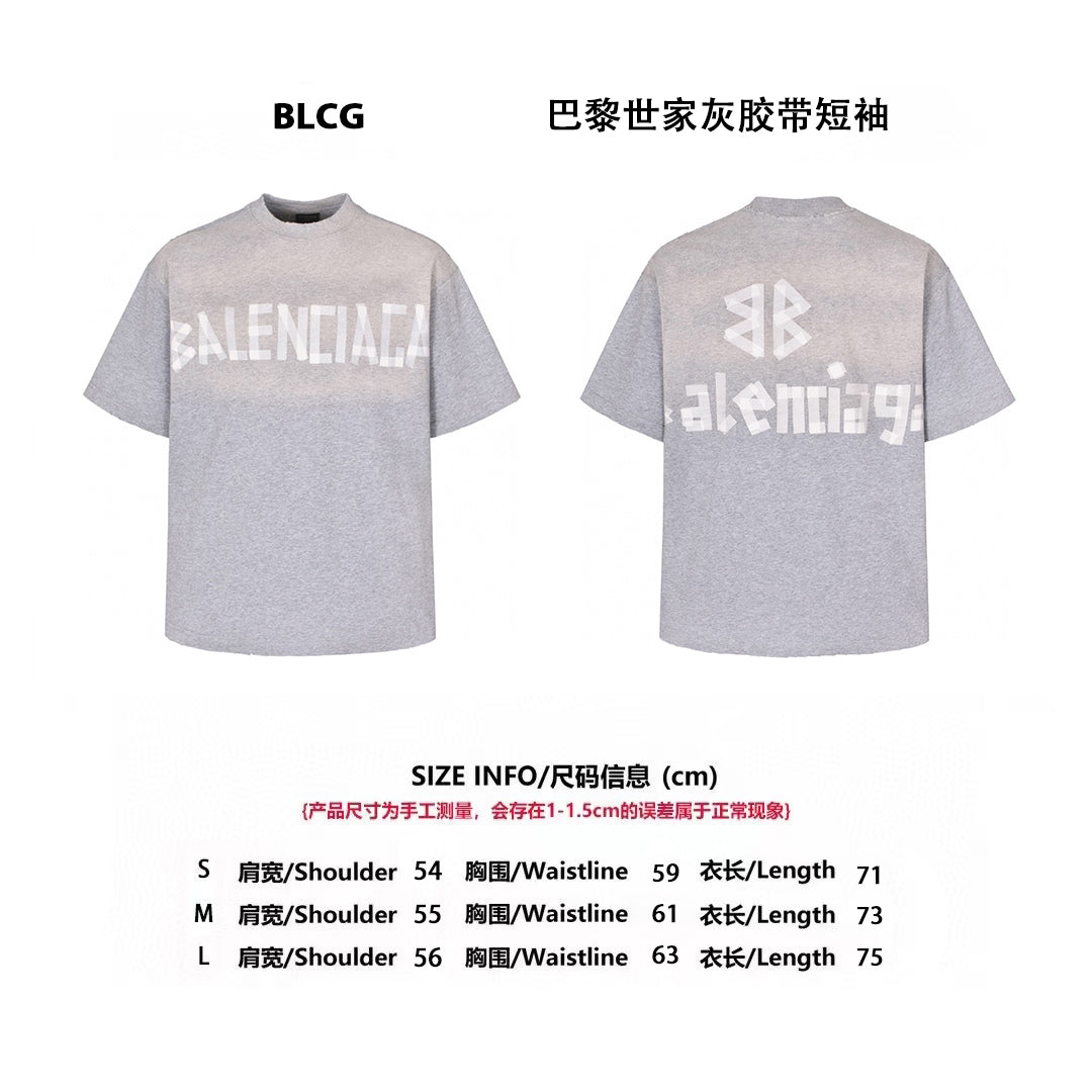25SS tape T-shirt