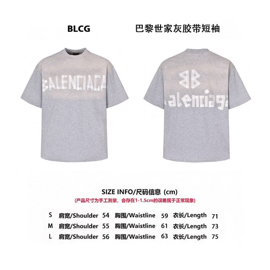 25SS tape T-shirt