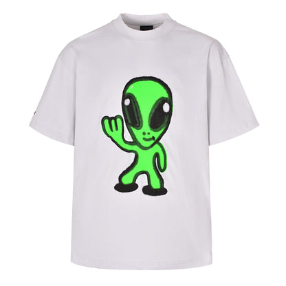 25ss Dissolve Smiling Alien Short Sleeve