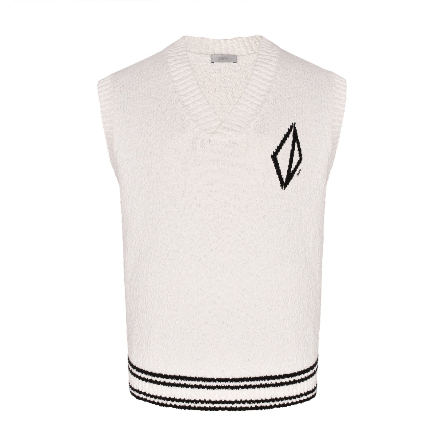 25ss Jacquard logo sweater vest