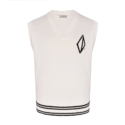25ss Jacquard logo sweater vest