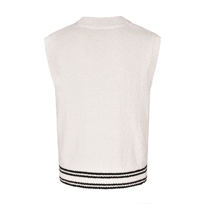 25ss Jacquard logo sweater vest