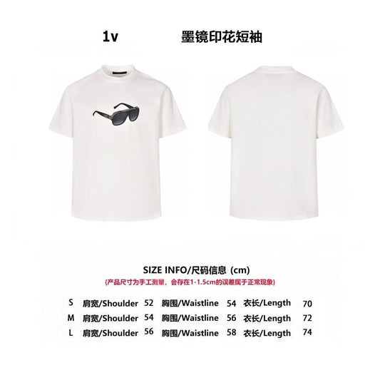 25SS Sunglasses printed short sleeves