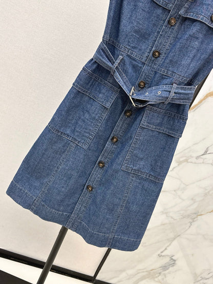 Bottega 25ss denim dress