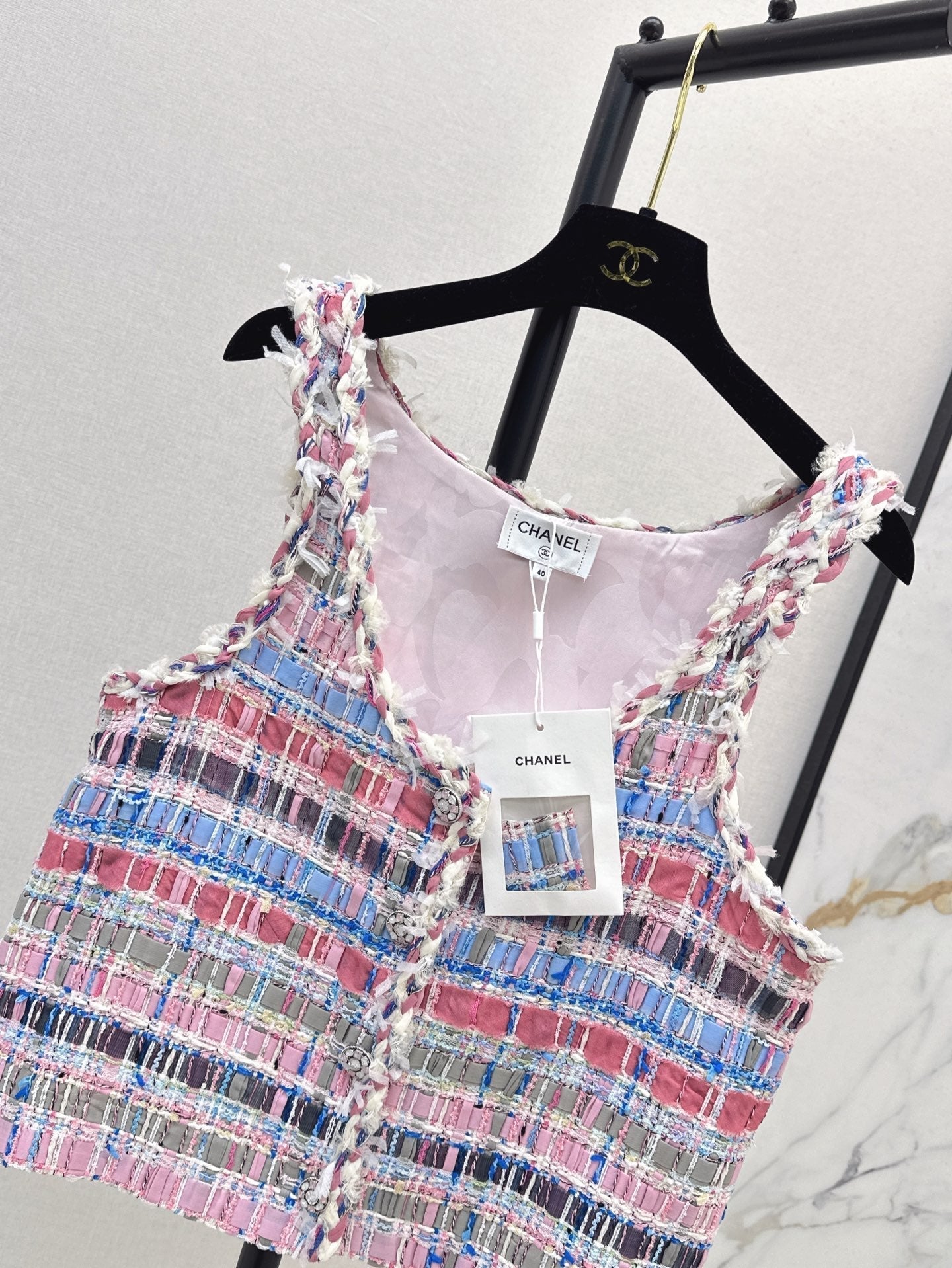 25ss woven vest