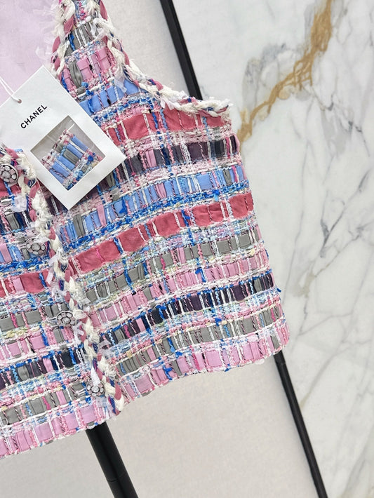 25ss woven vest