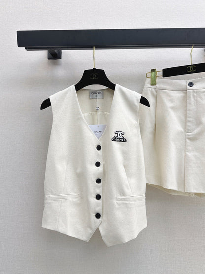 25ss vest short set