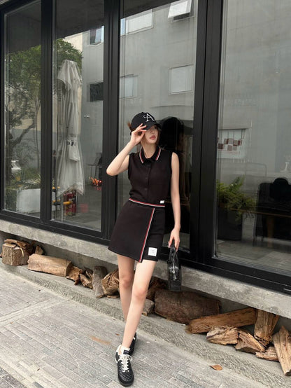 25ss vest skirt set