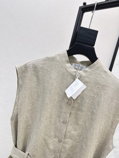 25ss linen vest