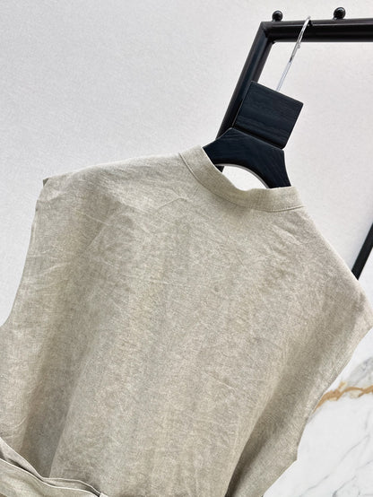 25ss linen vest