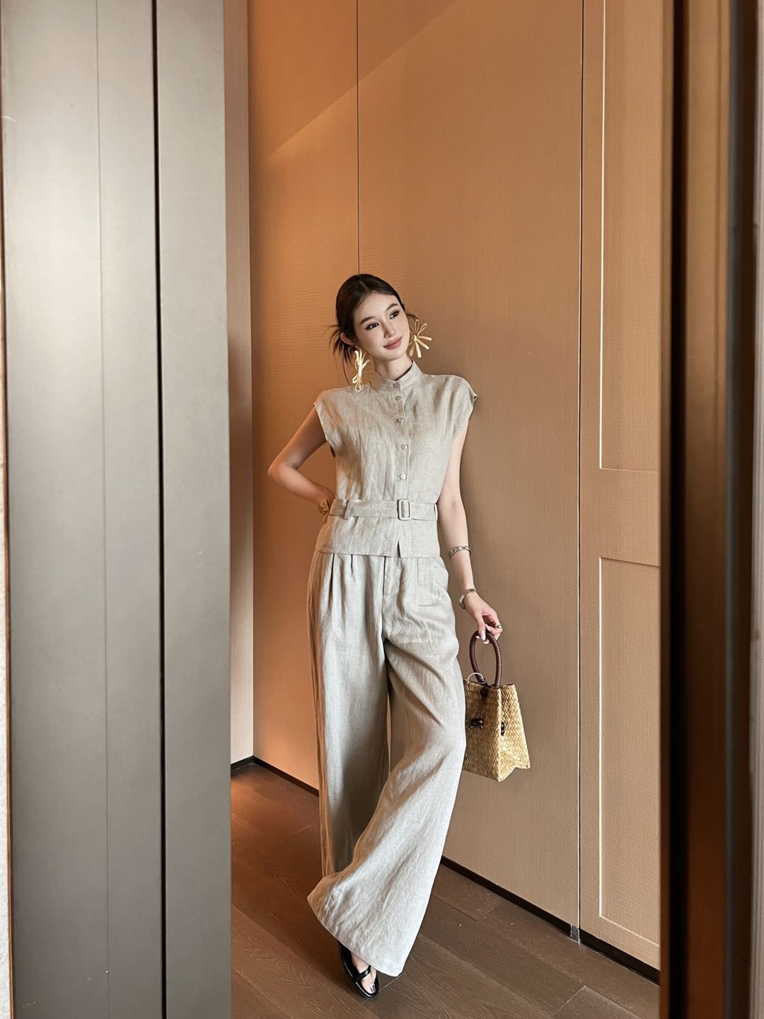 25ss linen vest