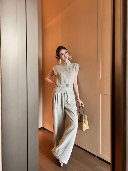 25ss linen vest