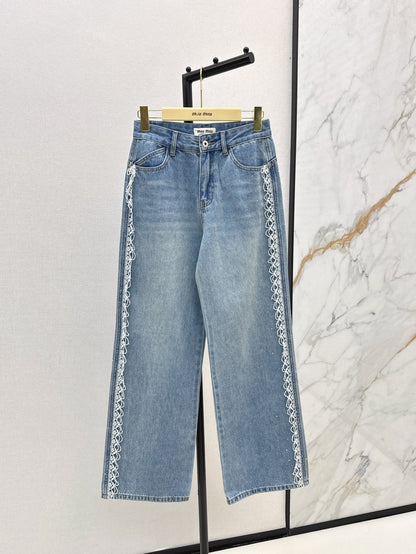 25ss lace jeans